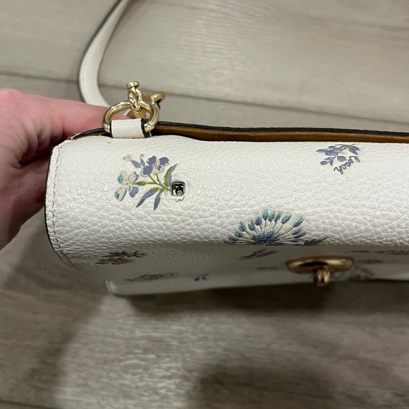Coach Tilly Top Handle Dandelion Handbag - Picture 9 of 13